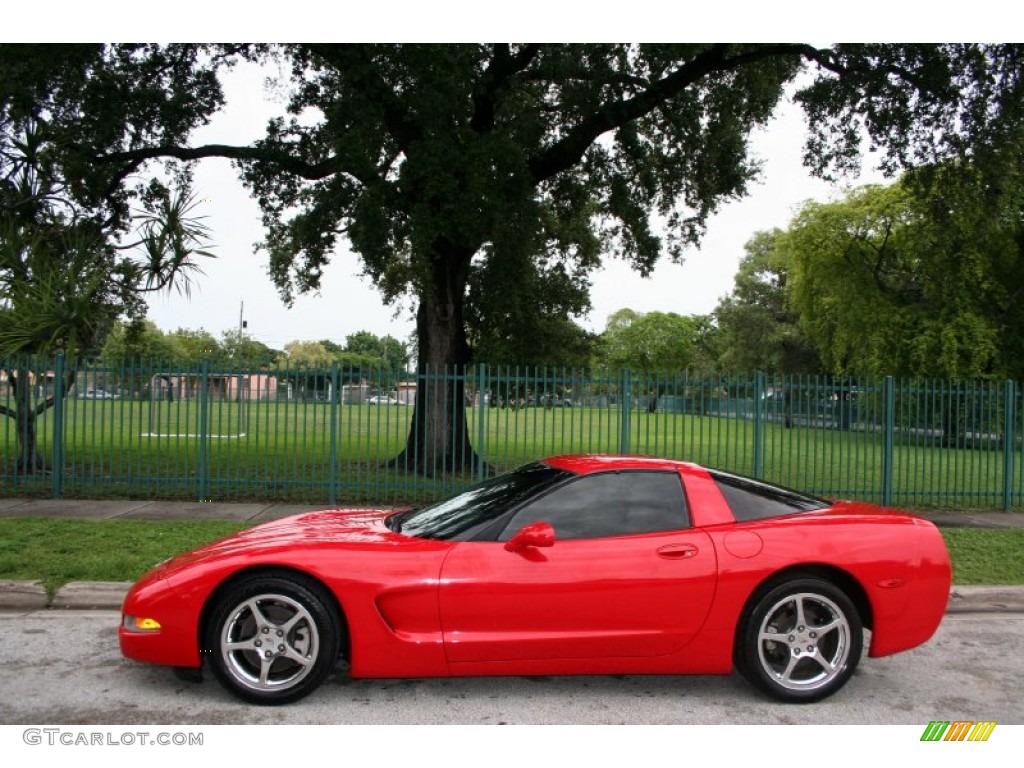 Torch Red 2003 Chevrolet Corvette 50th Anniversary Edition Coupe Exterior Photo #55475432