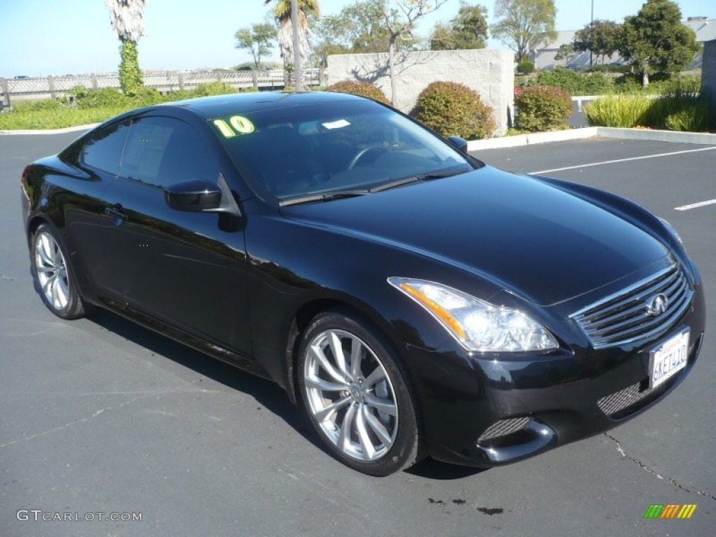 Obsidian Black 2010 Infiniti G 37 S Sport Coupe Exterior Photo #55476032