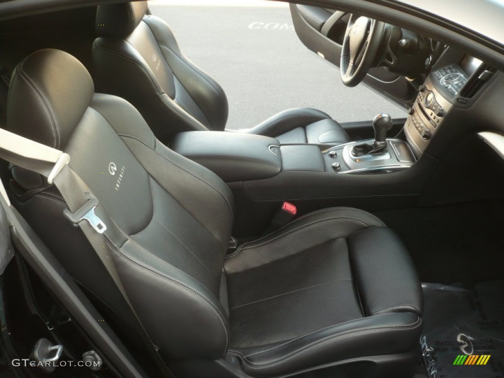 Graphite Interior 2010 Infiniti G 37 S Sport Coupe Photo #55476185