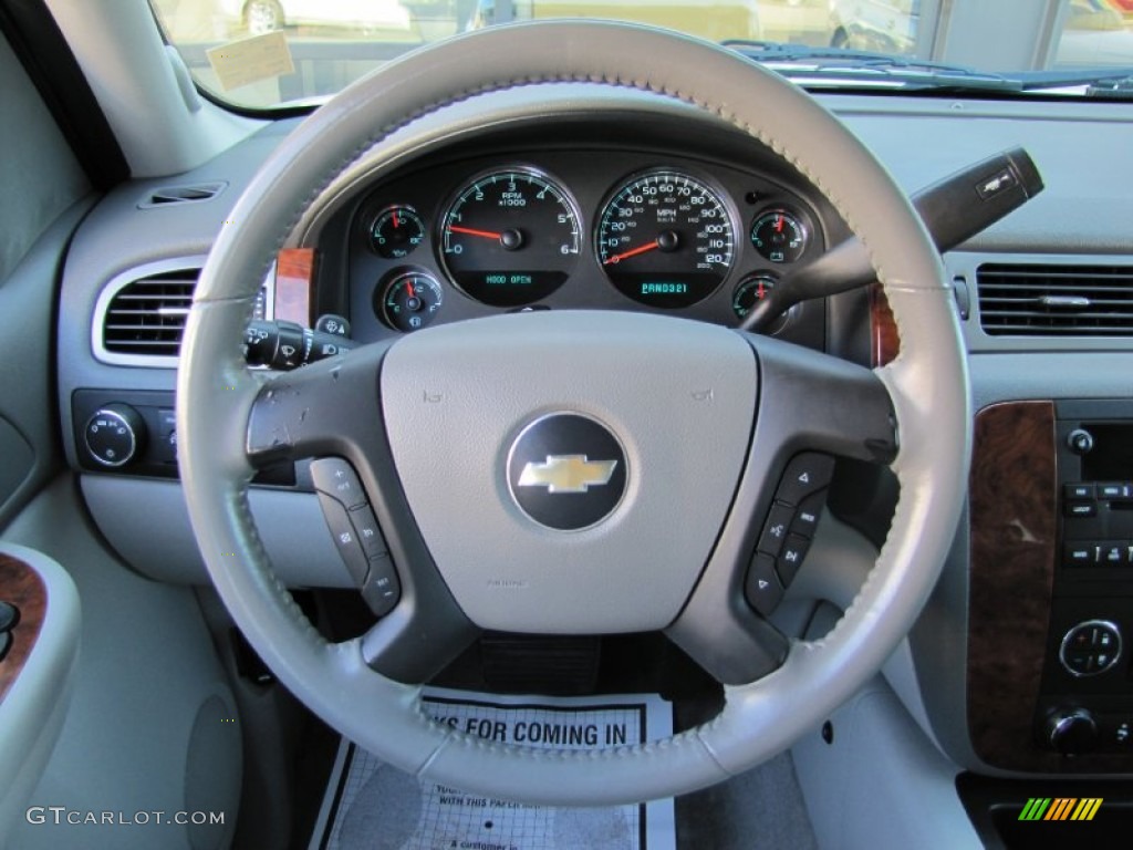 2008 Chevrolet Tahoe LT 4x4 Light Titanium/Dark Titanium Steering Wheel Photo #55476638