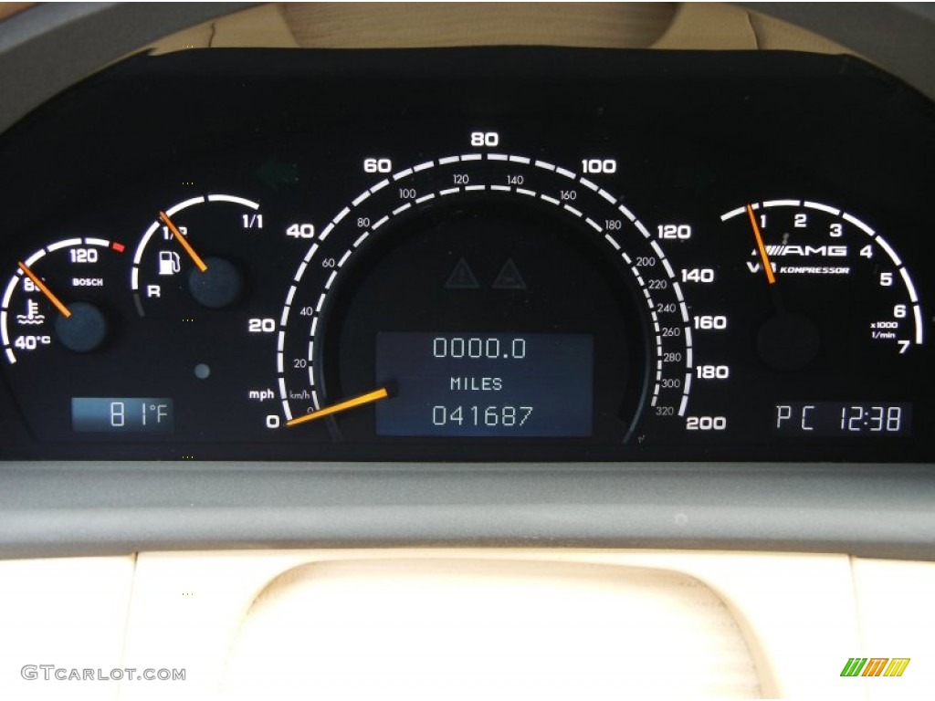2006 Mercedes-Benz CL 55 AMG Gauges Photos