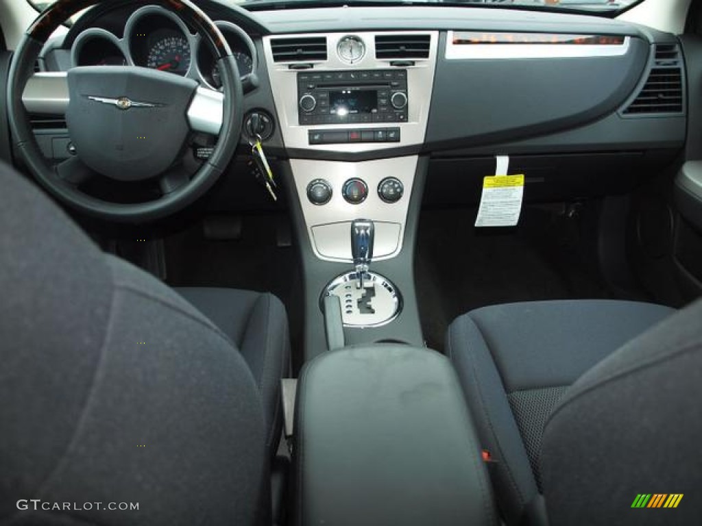 2010 Chrysler Sebring Limited Sedan Dark Slate Gray Dashboard Photo #55477652