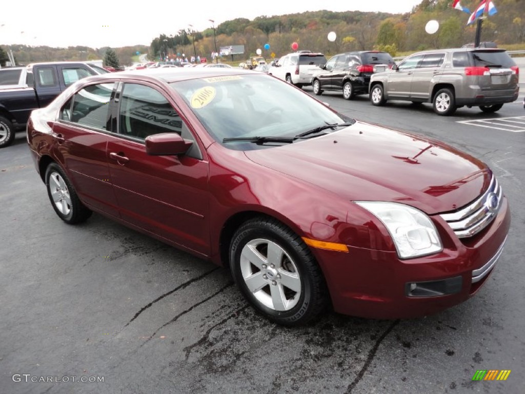 Merlot Metallic 2006 Ford Fusion SE V6 Exterior Photo #55478156
