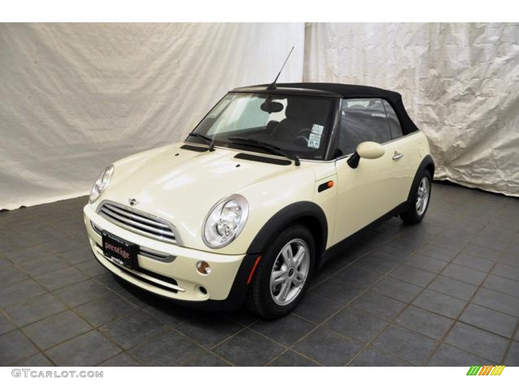 2008 Cooper Convertible - Pepper White / Panther Black photo #1