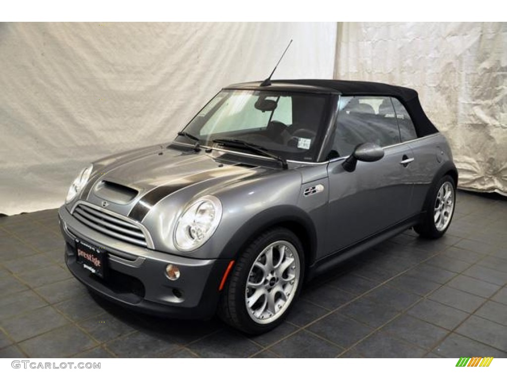 2007 Cooper S Convertible - Dark Silver Metallic / Grey/Carbon Black photo #1