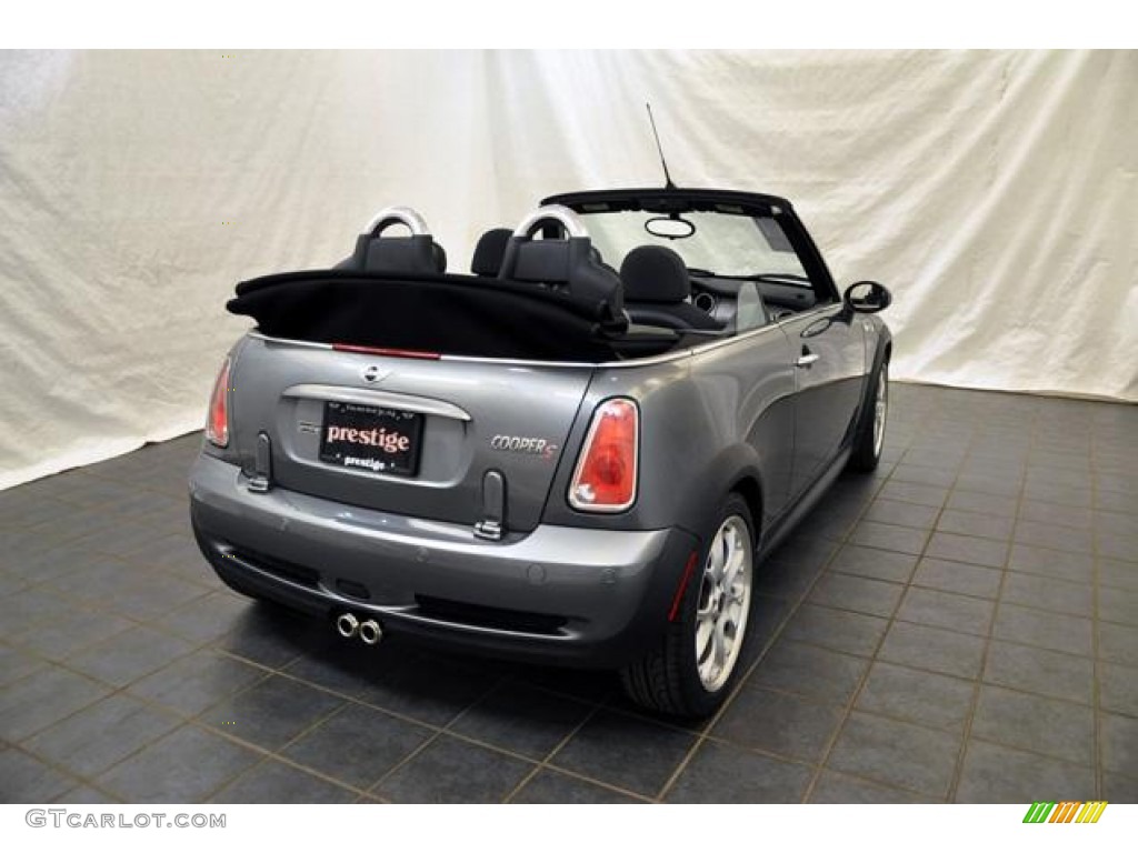 2007 Cooper S Convertible - Dark Silver Metallic / Grey/Carbon Black photo #2