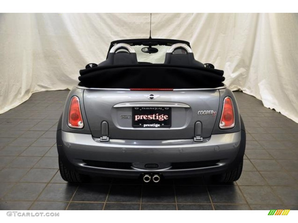 2007 Cooper S Convertible - Dark Silver Metallic / Grey/Carbon Black photo #4