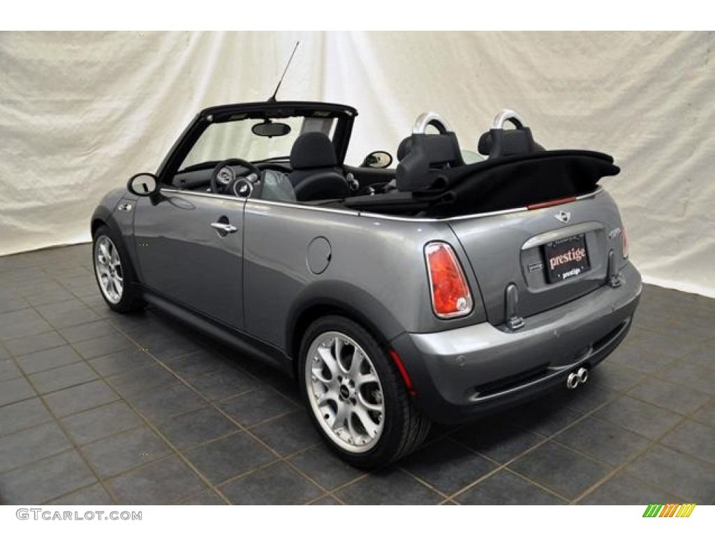 2007 Cooper S Convertible - Dark Silver Metallic / Grey/Carbon Black photo #9