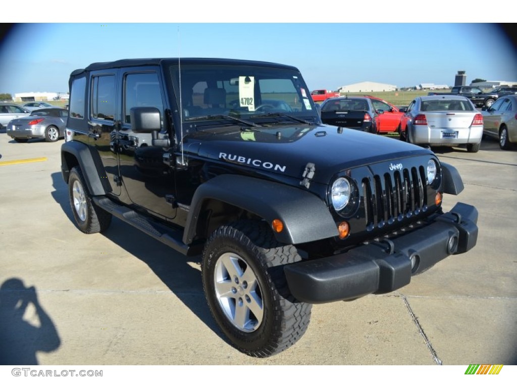 Black 2009 Jeep Wrangler Unlimited Rubicon 4x4 Exterior Photo #55480560