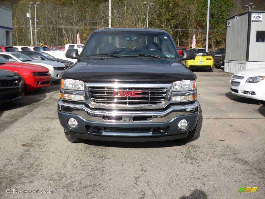 2006 Sierra 1500 Z71 Extended Cab 4x4 - Stealth Gray Metallic / Dark Pewter photo #2