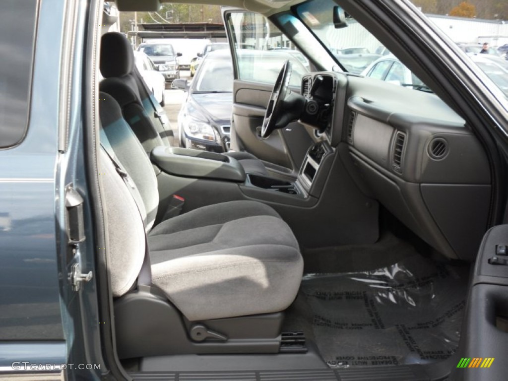 2006 Sierra 1500 Z71 Extended Cab 4x4 - Stealth Gray Metallic / Dark Pewter photo #9