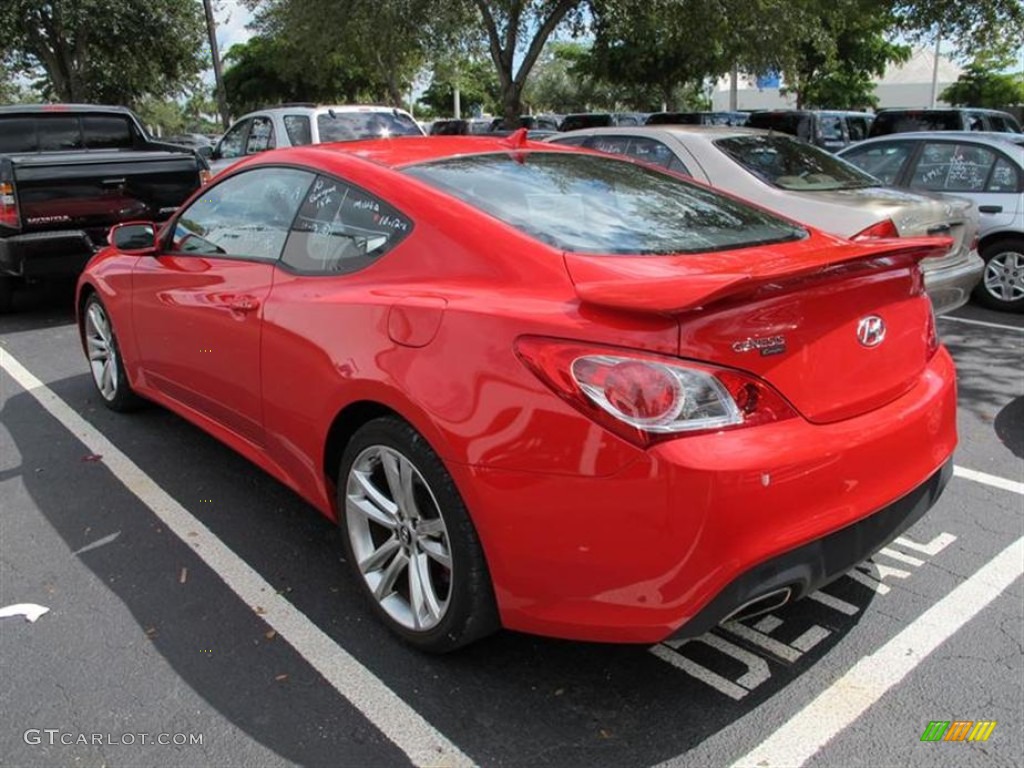 Tsukuba Red 2010 Hyundai Genesis Coupe 3.8 Coupe Exterior Photo #55480967