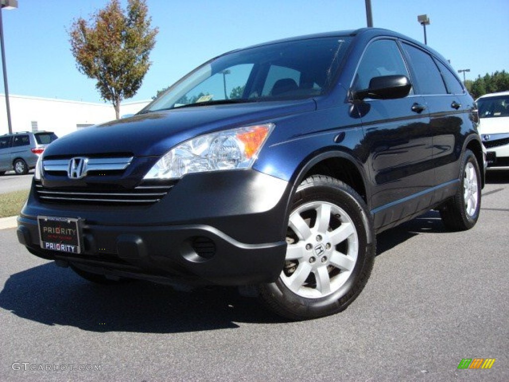 2007 CR-V EX 4WD - Royal Blue Pearl / Black photo #1