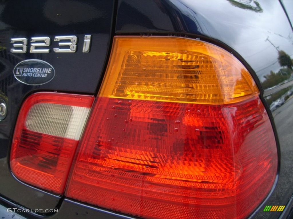 2000 3 Series 323i Sedan - Orient Blue Metallic / Grey photo #10