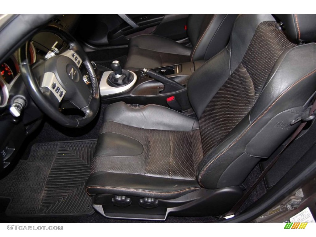 Charcoal Interior 2007 Nissan 350Z Touring Roadster Photo #55482437