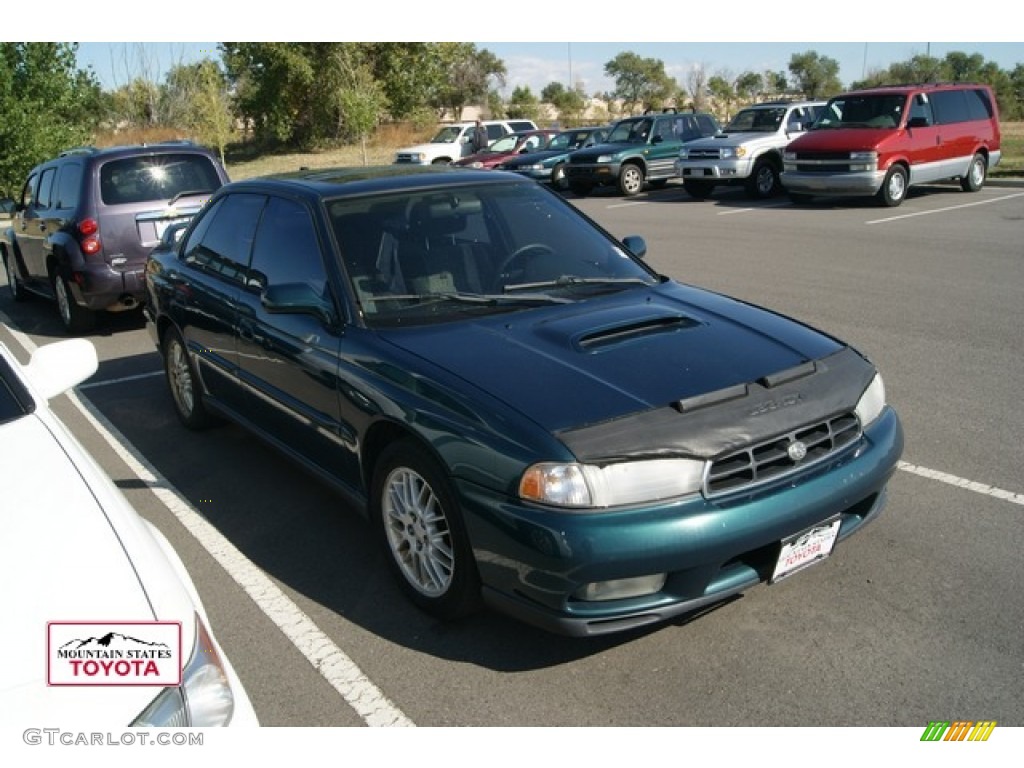 1999 Legacy GT Sedan - Spruce Green Pearl / Gray photo #1