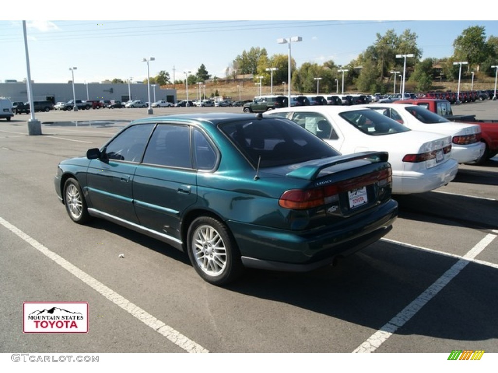 1999 Legacy GT Sedan - Spruce Green Pearl / Gray photo #3