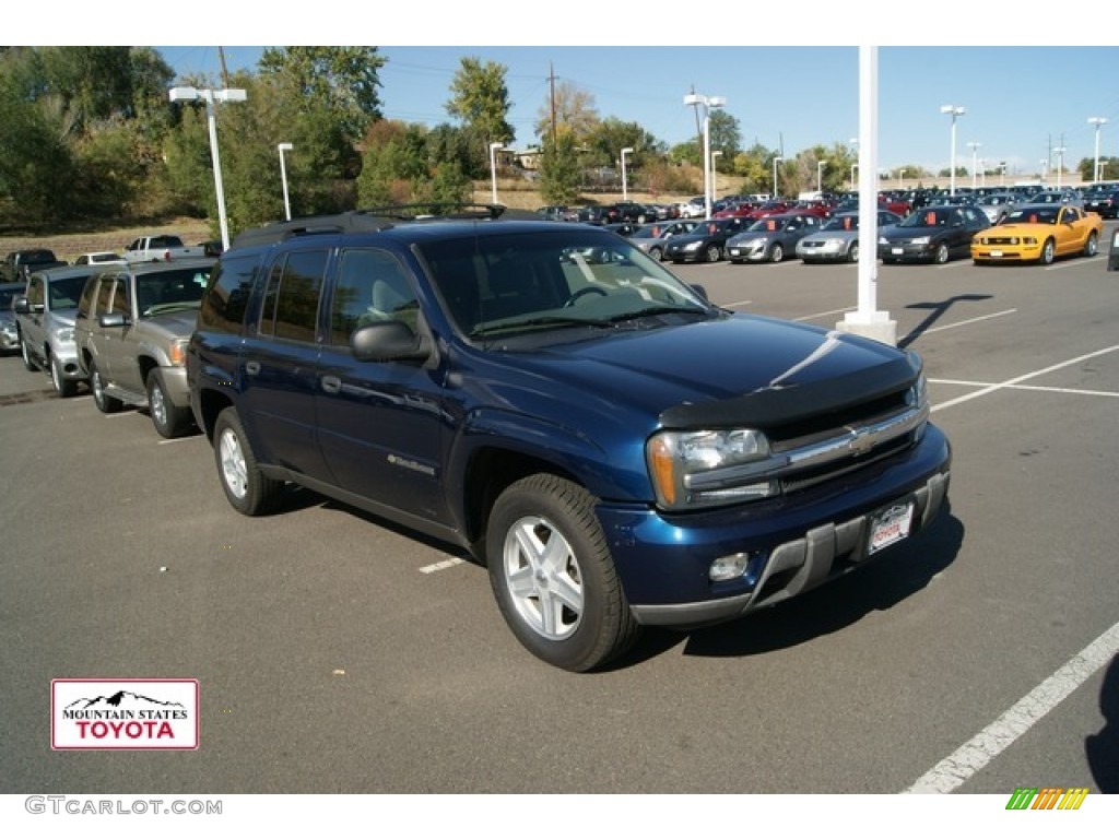 2003 TrailBlazer EXT LS 4x4 - Indigo Blue Metallic / Gray photo #1