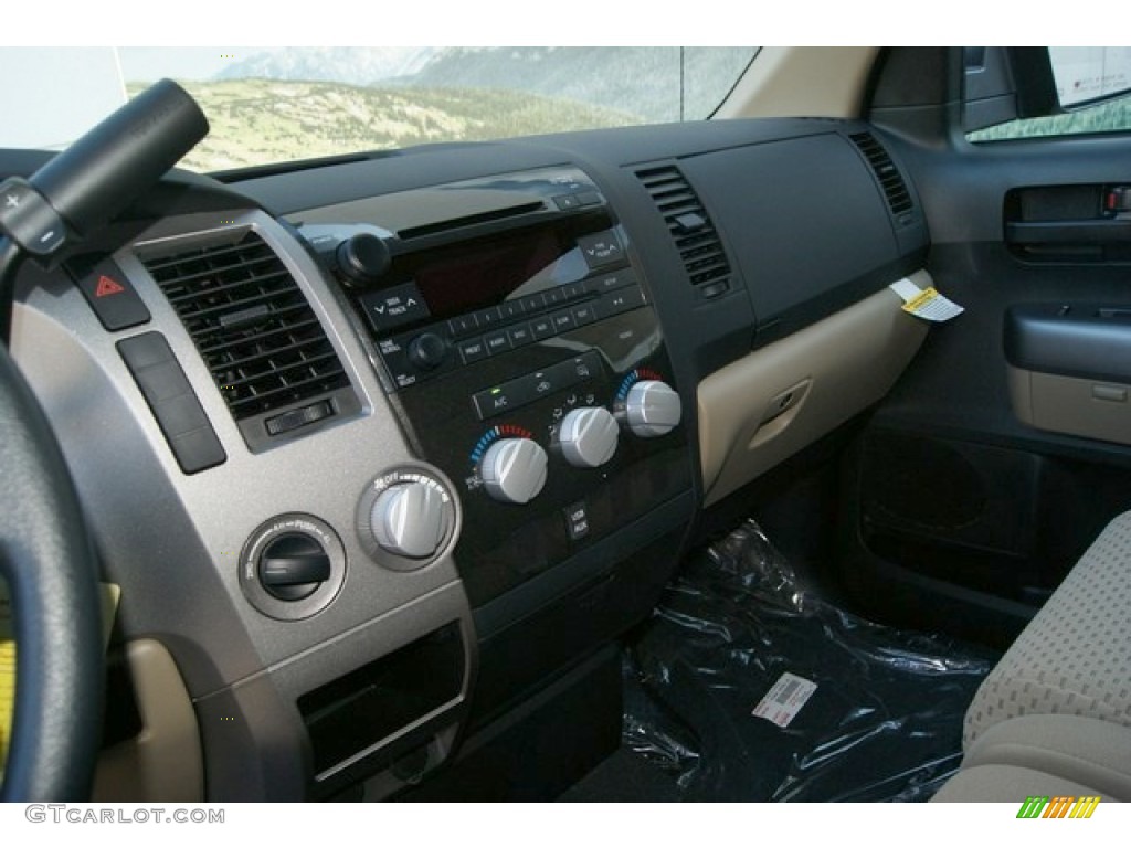 2012 Tundra Double Cab 4x4 - Black / Sand Beige photo #6