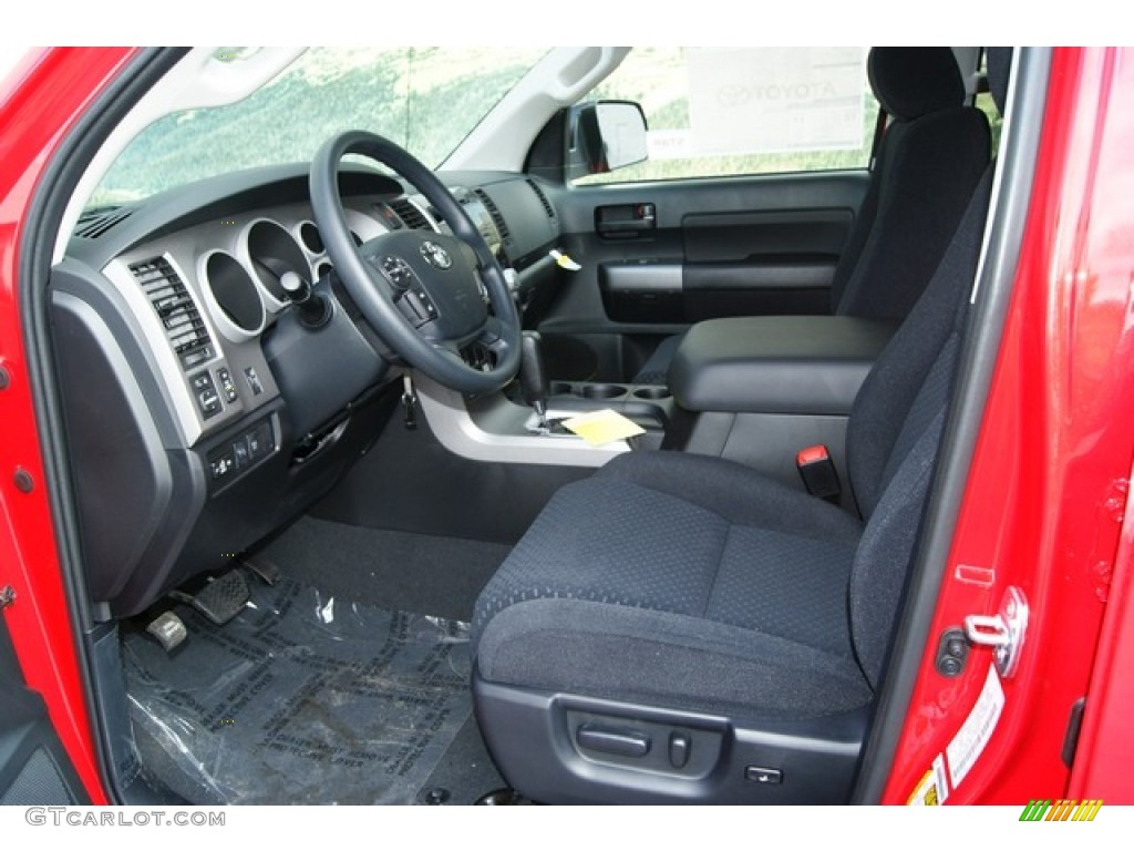 Black Interior 2012 Toyota Tundra SR5 TRD CrewMax 4x4 Photo #55483640