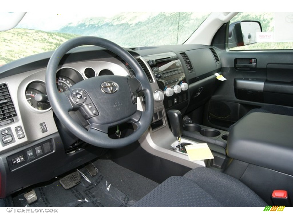 Black Interior 2012 Toyota Tundra SR5 TRD CrewMax 4x4 Photo #55483649