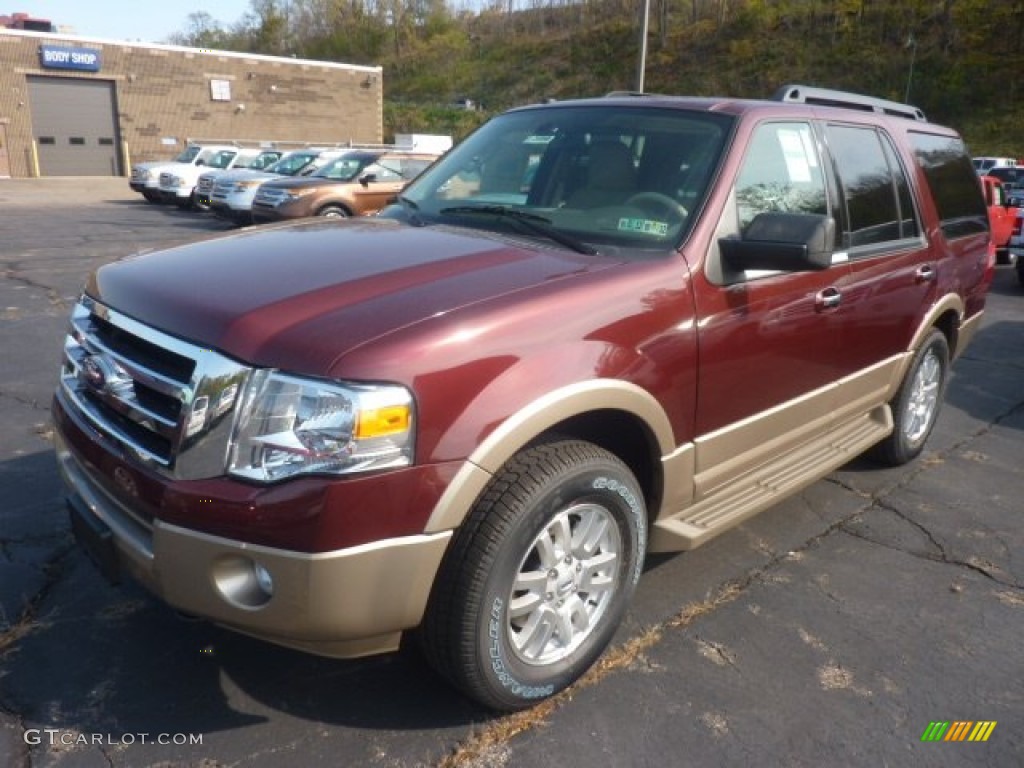 Autumn Red Metallic 2012 Ford Expedition XLT 4x4 Exterior Photo #55483698