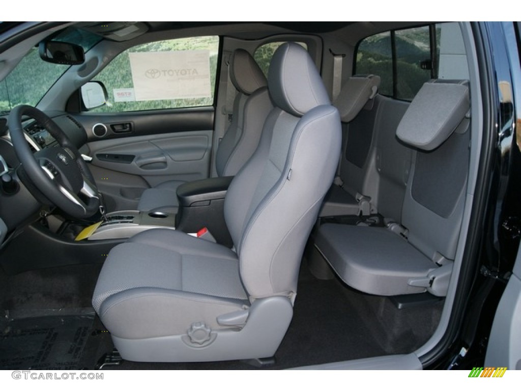 Graphite Interior 2012 Toyota Tacoma V6 TRD Access Cab 4x4 Photo #55483964