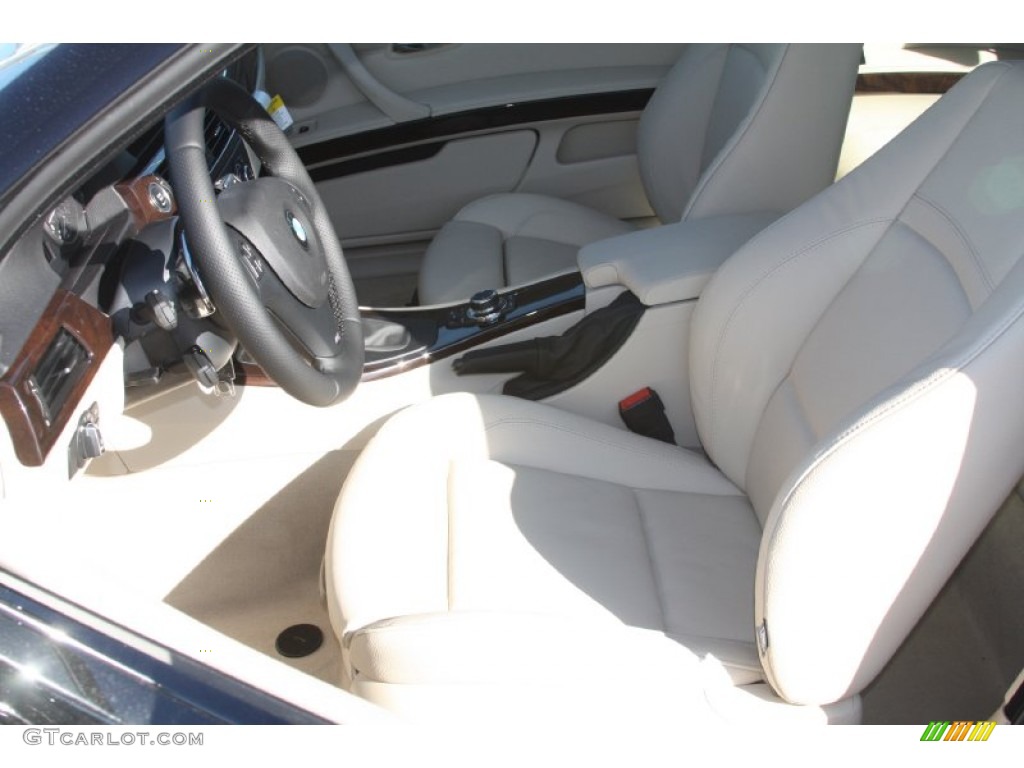 Cream Beige Interior 2012 BMW 3 Series 335i Coupe Photo #55484439