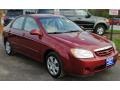 2006 Radiant Red Kia Spectra EX Sedan  photo #3