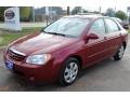 2006 Radiant Red Kia Spectra EX Sedan  photo #11