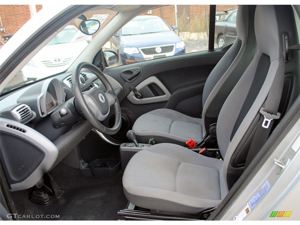 Gray Interior 2009 Smart fortwo pure coupe Photo #55486132