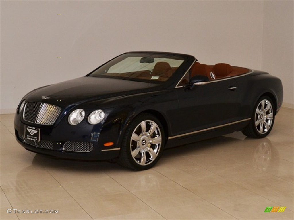 2009 Continental GTC  - Dark Sapphire / Saddle photo #1