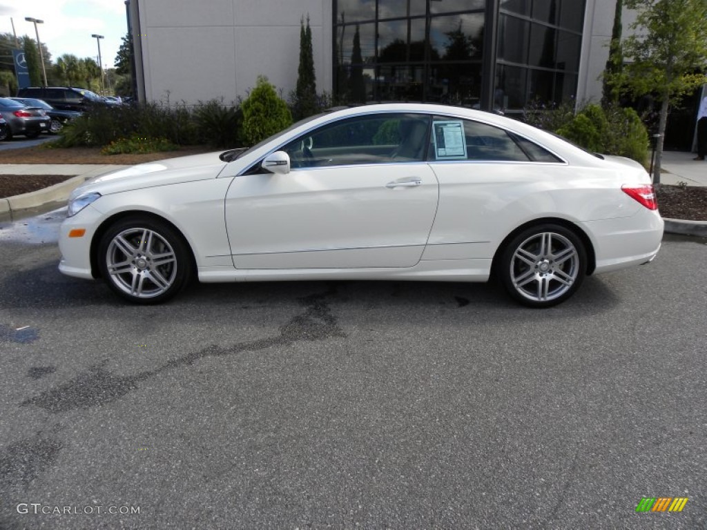 Arctic White 2010 Mercedes-Benz E 550 Coupe Exterior Photo #55486901