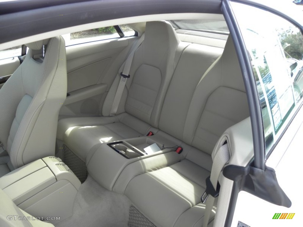 Almond Beige Interior 2010 Mercedes-Benz E 550 Coupe Photo #55486910