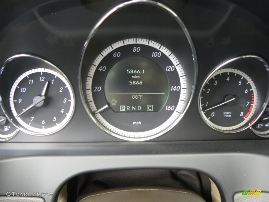 2010 Mercedes-Benz E 550 Coupe Gauges Photo #55486952