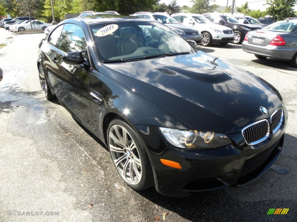 2009 M3 Coupe - Jet Black / Bamboo Beige Novillo Leather photo #1