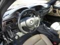 2009 BMW M3 Bamboo Beige Novillo Leather Interior Dashboard Photo