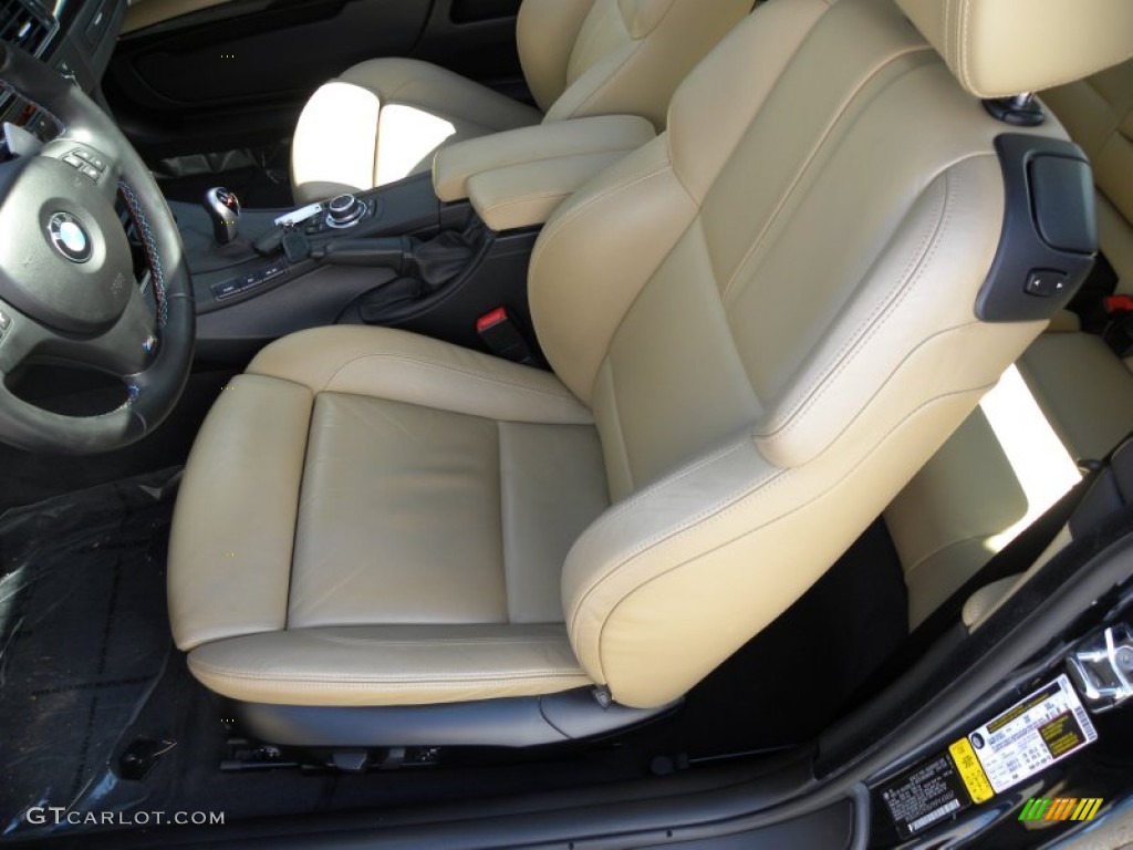 Bamboo Beige Novillo Leather Interior 2009 BMW M3 Coupe Photo #55487045