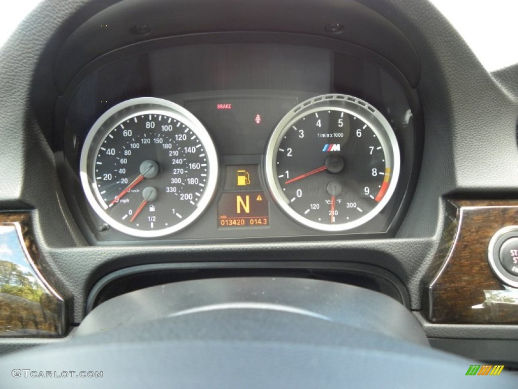 2009 BMW M3 Coupe Gauges Photo #55487090