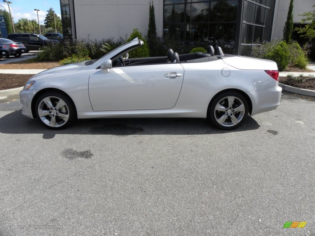 Tungsten Silver Pearl 2010 Lexus IS 250C Convertible Exterior Photo #55487099