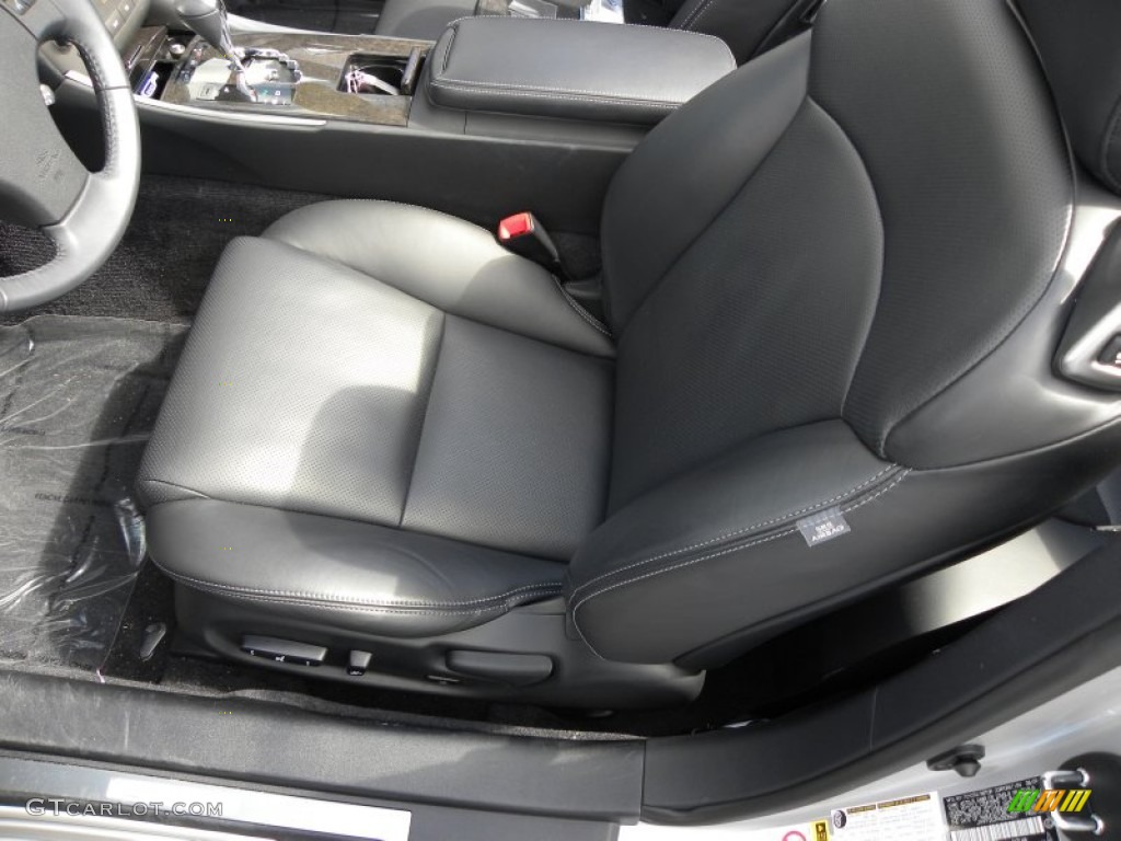 Black Interior 2010 Lexus IS 250C Convertible Photo #55487105