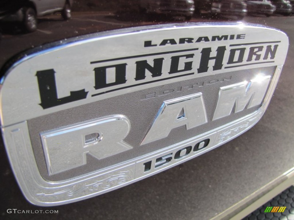 2012 Ram 1500 Laramie Longhorn Crew Cab - Deep Molten Red Pearl / Light Pebble Beige/Bark Brown photo #6