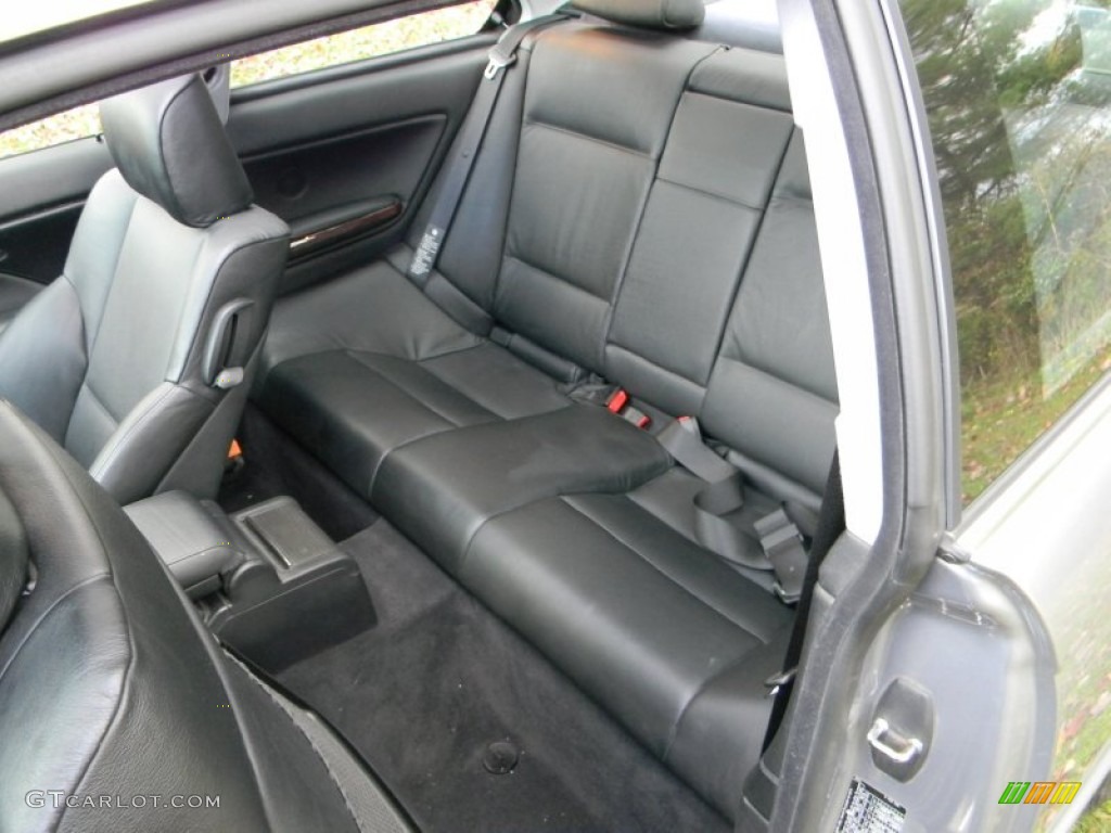 Black Interior 2004 BMW 3 Series 325i Coupe Photo #55488701