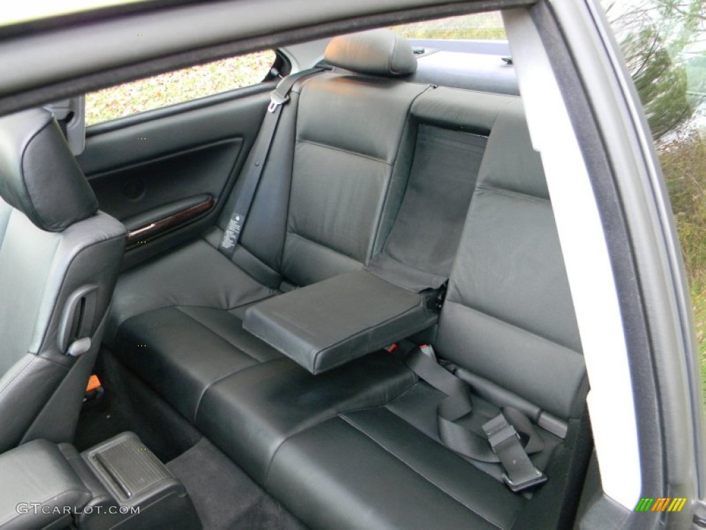Black Interior 2004 BMW 3 Series 325i Coupe Photo #55488708