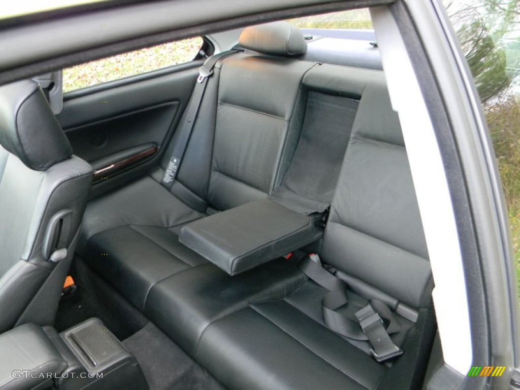 Black Interior 2004 BMW 3 Series 325i Coupe Photo #55488708