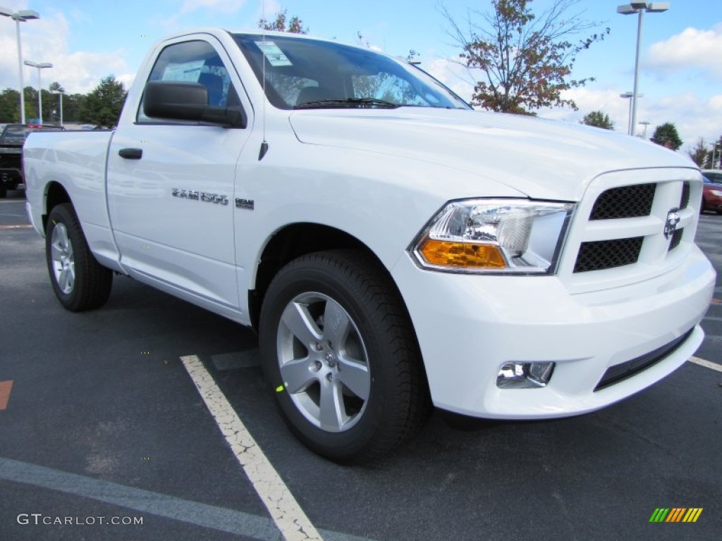 Bright White 2012 Dodge Ram 1500 Express Regular Cab Exterior Photo #55488728