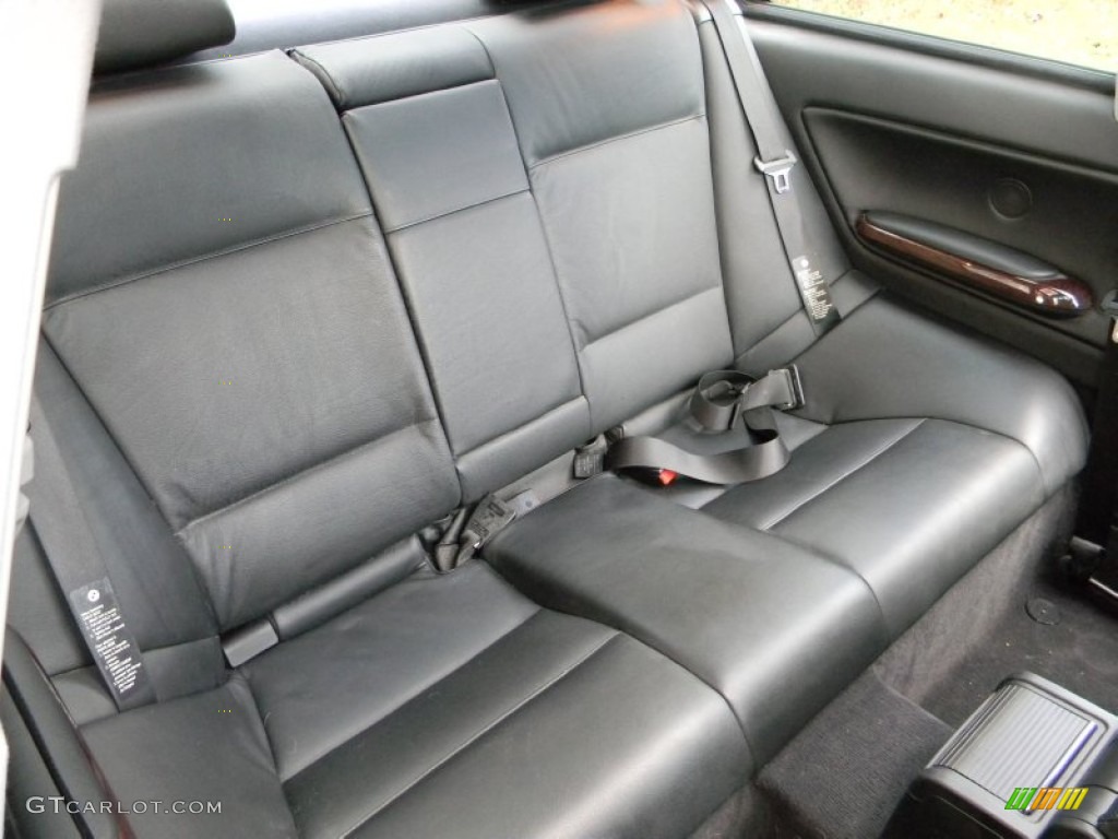 Black Interior 2004 BMW 3 Series 325i Coupe Photo #55488753