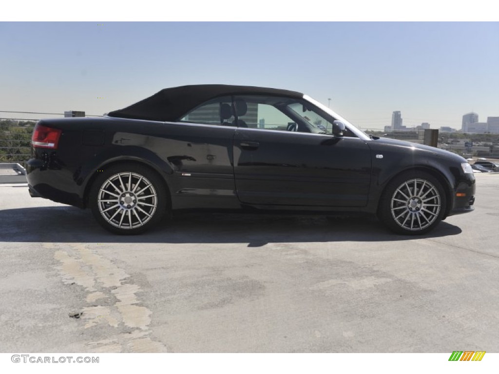 Brilliant Black 2009 Audi A4 3.2 quattro Cabriolet Exterior Photo #55488758