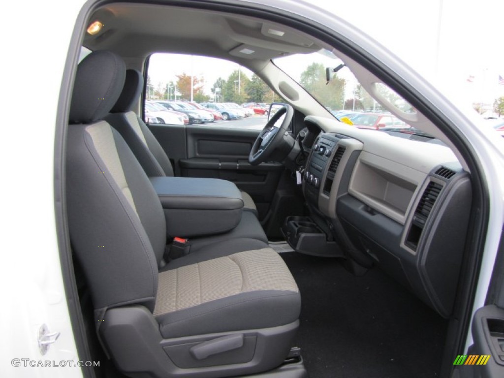 Dark Slate Gray/Medium Graystone Interior 2012 Dodge Ram 1500 Express Regular Cab Photo #55488762