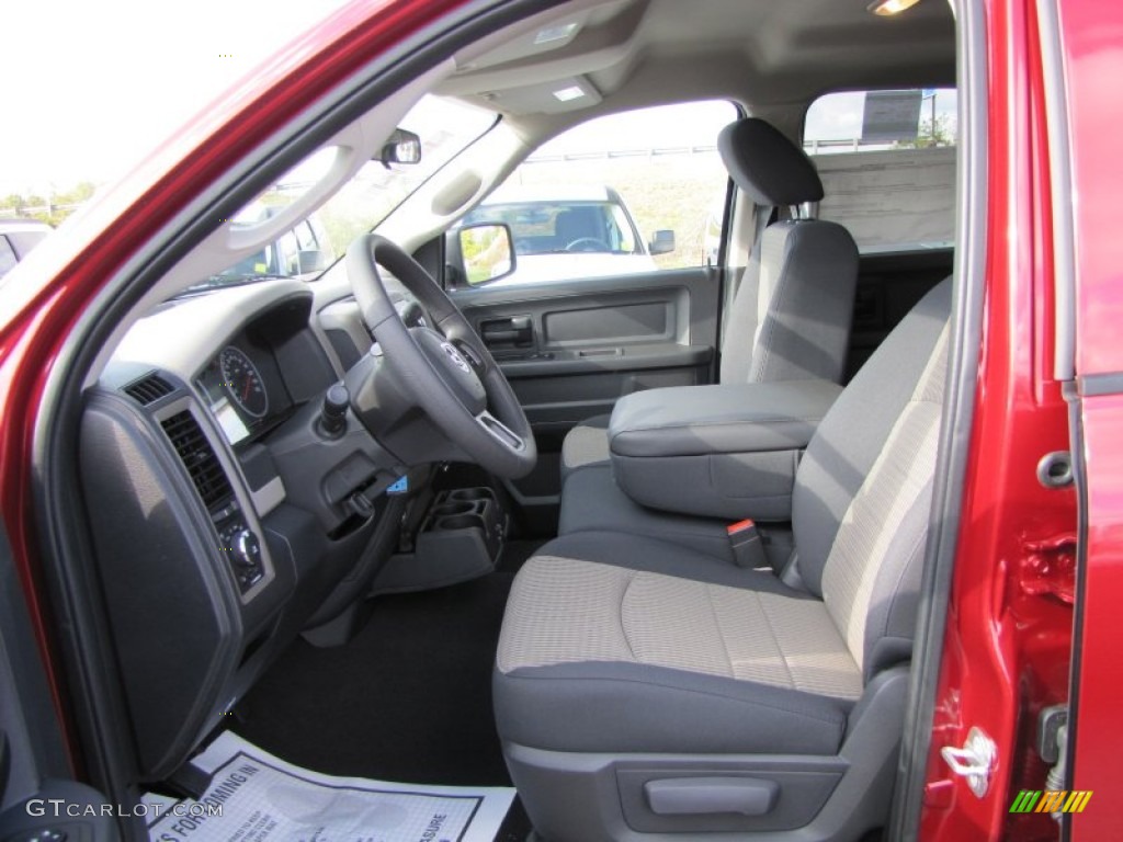 2012 Ram 1500 Express Quad Cab - Deep Cherry Red Crystal Pearl / Dark Slate Gray/Medium Graystone photo #7